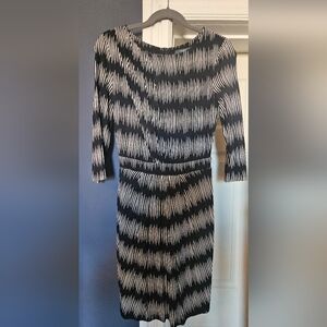 Cotton stretch dress with pockets